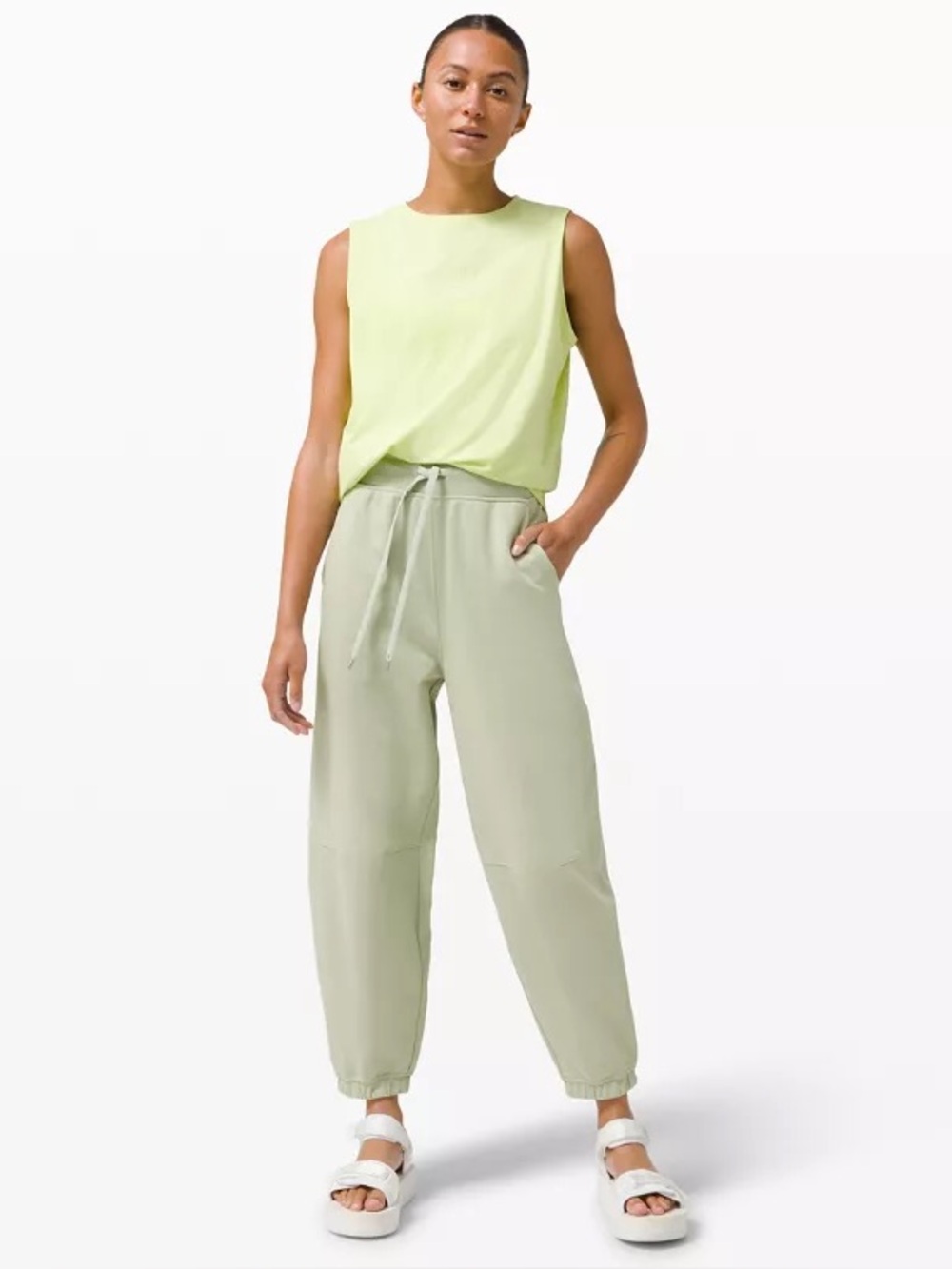 Relaxed Fit Super-High Rise French Terry Full Length Jogger Lululemon